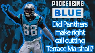 Did the Carolina Panthers make the right choice by cutting Terrace Marshall [upl. by Carlock]