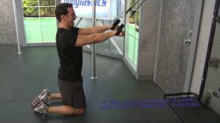 HOW TO DO Straight Arm Lat Pulldown with Resistance Bands [upl. by Aseefan]