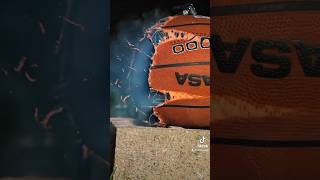 Overinflated Basketball Exploding in Super Slow Mo 38000fps [upl. by Jamin]