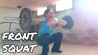 How to Perform the Front Squat  Quads Exercise Tutorial [upl. by Zales]