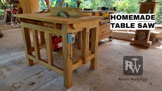 How to Make a Homemade Table Saw [upl. by Ecertak350]