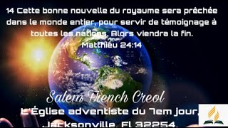 Salem Haitian SDA Church Jacksonville Fl [upl. by Dalli]