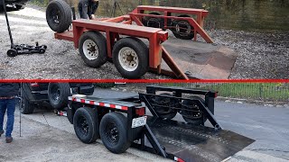 Restoring An Amazing Drop Deck Trailer [upl. by Aihsenod206]