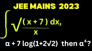 JEE MAINS 2023 PYQS  INDEFINITE Integration simple problem  12 April Shift 2  jee 2025 [upl. by Hubbard855]