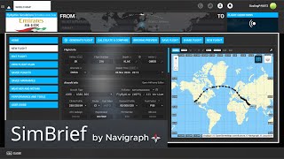 SimBrief Dispatch for MSFS  Navigraphs Flight Planning Right In The Sim [upl. by Gothard]