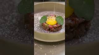 Making Beef Tartare like a pro CHEF shorts cooking recipe [upl. by Raina141]