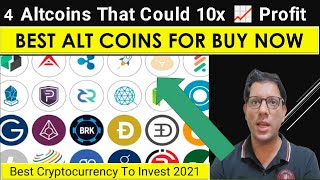 4 Altcoins That Could 10x 📈 Profit   Best Cryptocurrency To Invest 2021 Best Crypto To Buy [upl. by Panthia]