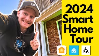 Smart Home Tour 2024 Over 120 HomeKit and Matter devices in my Home Assistant smart home [upl. by Auhsot738]