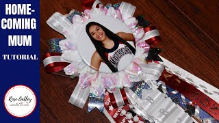 How to make Homecoming Mums  Easy step by step  Cheerleader Mums [upl. by Atteuqahc]