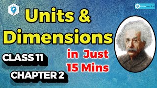 Units and Dimensions class 11 physics chapter 2 in one shot  Narendra Sir IITB 2003 AIR 445 [upl. by Nek]