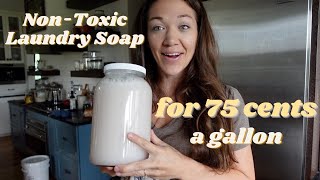 Large Family LAUNDRY SOAP  How to Make Your Own LIQUID LAUNDRY SOAP [upl. by Selden]