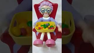 🌈bazooka fruity candy in grannys plateasmr shortvideo satisfying fruitycandy colorful [upl. by Yuria21]