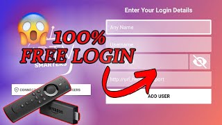 GET FREE IPTV LOGIN on your Firestick 2024 [upl. by Berstine]