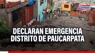 🔴🔵Arequipa Declaran en Emergencia distrito de Paucarpata ante llegada del fenómeno El Niño [upl. by Leno]