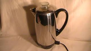 Farberware Tall 12 cup Percolator Coffee Pot 142 [upl. by Katushka]