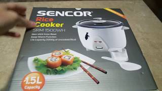 Rice Cooker Sencor SRM 1500WH [upl. by Dulcy]