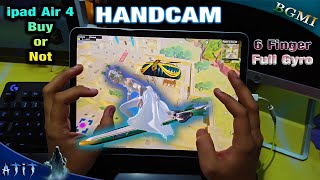 ipad air 4 is here🤗🔥 ipad air 4 handcam PUBG MOBILE👌👑60FPS🔥🔥  BGMI [upl. by Anilra]