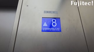 【フジテック】福岡大学のエレベーター Fujitec Traction Elevators at Fukuoka University  Fukuoka Japan [upl. by Mcmahon494]