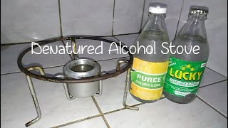 Denatured alcohol stove [upl. by Chung677]