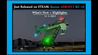 Just released on Steam Ikarus Aerofly RC10 PART 1 Preview [upl. by Atteiluj]