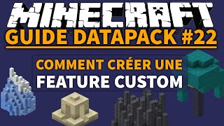 🔍 Comment Créer des Features Customs configuredfeature  Guide Datapack 22  Minecraft 118 FR [upl. by Ahsym]