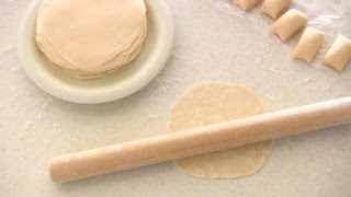 How to Make Gyoza Wrappers Gyoza Skins from Scratch Recipe  OCHIKERON  Create Eat Happy [upl. by Sauer]