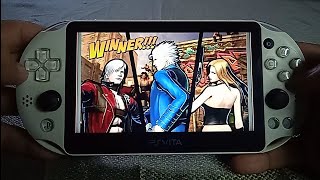 Ultimate Marvel vs Capcom 3  Team Devil May Cry Gameplay PS Vita [upl. by Wernick]