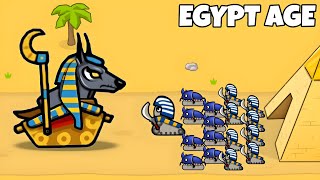 NEW TIMELINE EGYPT AGE WARRIOR  SCARABEUS WITH ANUBIS  Age of Tanks Warriors TD [upl. by Ogaitnas44]