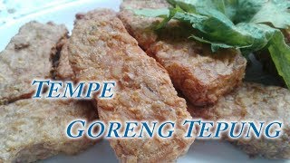 Resep Membuat Tempe Goreng Tepung [upl. by Danziger]