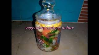 In different style vegetables vinegar pickle Achar recipe made by Ak khan kitchen [upl. by Mirella]