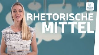 Rhetorische Mittel erkennen I musstewissen Deutsch [upl. by Kristianson471]