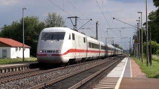 Zug um Zug  Rheintalbahn KarlsruheBaselZug trainfart train [upl. by Ayekahs504]