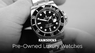 PreOwned Luxury Watches at Ramsdens [upl. by Zenobia]