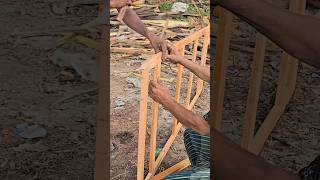 The front frame of the pigeon house is made pigeon kalapati حمامة голубь कबूतर woodwork pet [upl. by Macgregor]