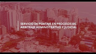 Servicio de Peritaje en procesos de arbitraje administrativo y judicial [upl. by Ihculo]