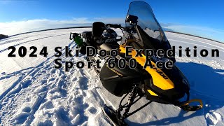 2024 SKIDOO Expedition Sport 600 Ace Rundown with Ski Doo Auger Mount [upl. by Archer646]