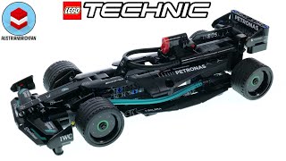 LEGO Technic 42165 Mercedes AMG F1 W14E Performance Pull Back Speed Build Review [upl. by Ellissa]