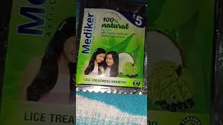 एक ही बार में जुए खत्म करने का शैंपू mediker shampoo shorts youtubeshorts shampoo [upl. by Inavihs]