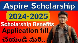 Aspire Scholarship 20242025Latest scholarship details2024 scholarships [upl. by Aibos]