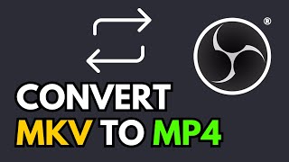 HOW TO CONVERT MKV TO MP4 IN OBS [upl. by Thorley]