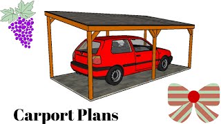 Free Carport Plans [upl. by Yoral]