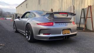 SOUL  991 GT3 Modular Competition Exhaust Package Valved [upl. by Enilegna]