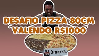 DESAFIO 12  Pizza de 80cm 32 inches [upl. by Rennob]