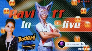 PAVI FREE FIRE GAMING ON LIVE tamil girlgamer [upl. by Bollen]