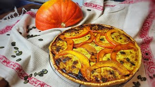 TARTE POTIRON ROQUEFORT ET NOIX Recette spéciale Halloween 🎃 [upl. by Lannie698]