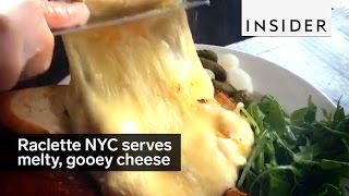 Raclette NYC has incredible cheese [upl. by Radec]