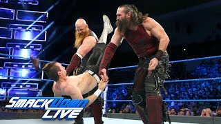 The Bludgeon Brothers vs Adam James amp Josh Carr SmackDown LIVE Dec 5 2017 [upl. by Enirehtak814]