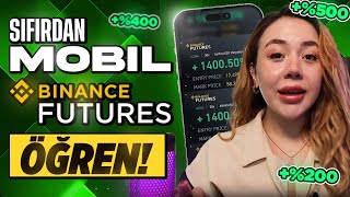 Binance Mobil Kaldıraçlı işlemler EN KOLAY  Futures Kullanımı [upl. by Eimaral]