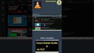 Extração múltipla de mp3 de videos pelo VLC [upl. by Latrena]