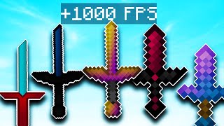 TOP 5 PVP MCPE TEXTURE PACKS 119 FPS FRIENDLY Minecraft Bedrock [upl. by Territus]